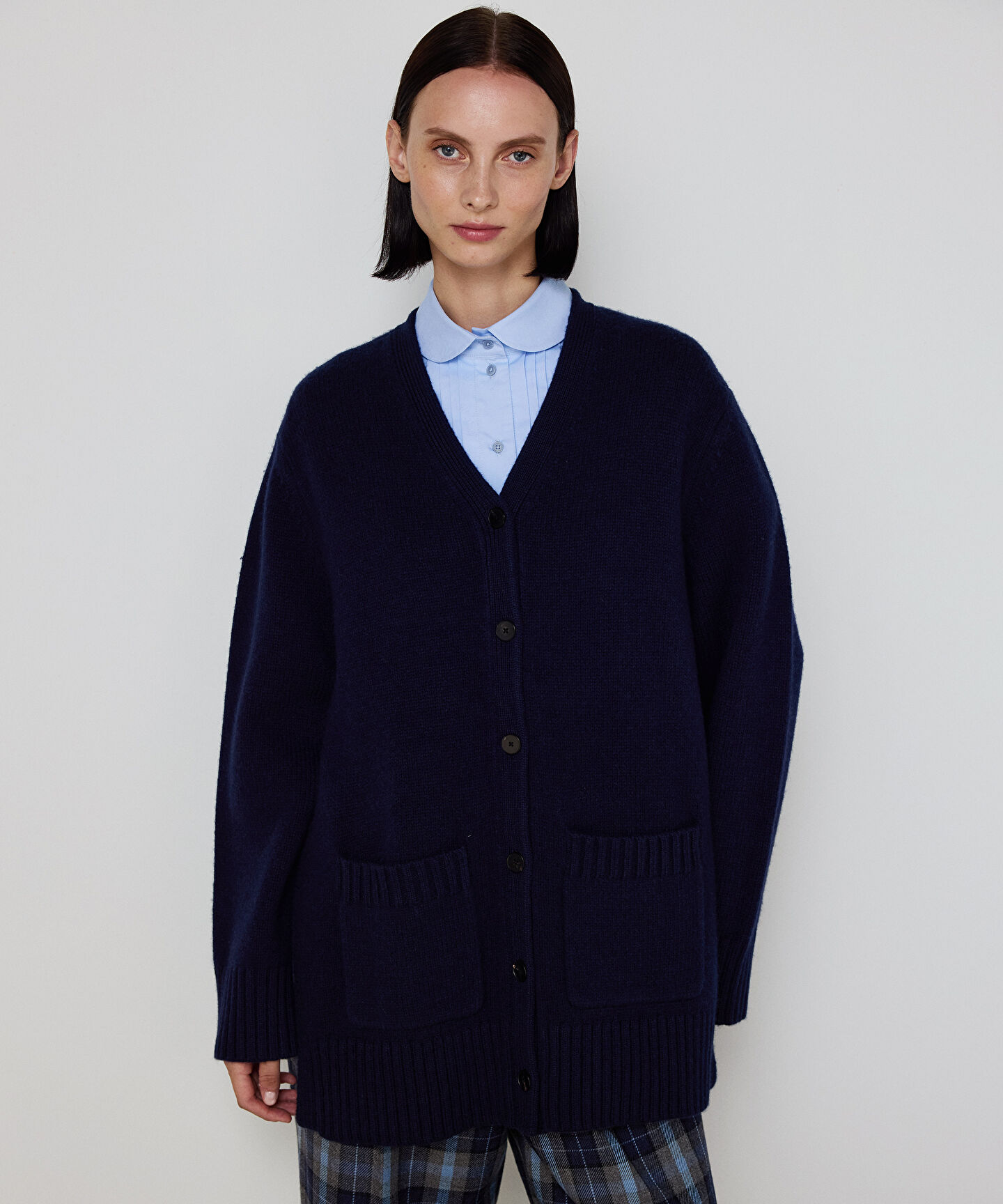 OVERSIZE V YAKA TRİKO HIRKA 