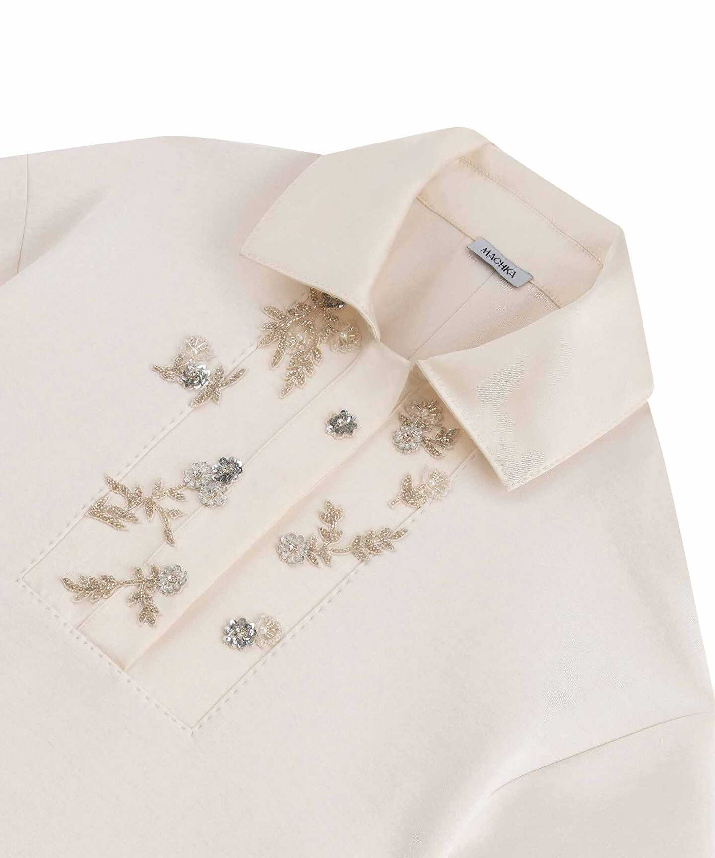 İŞLEMELİ SWEATSHIRT
