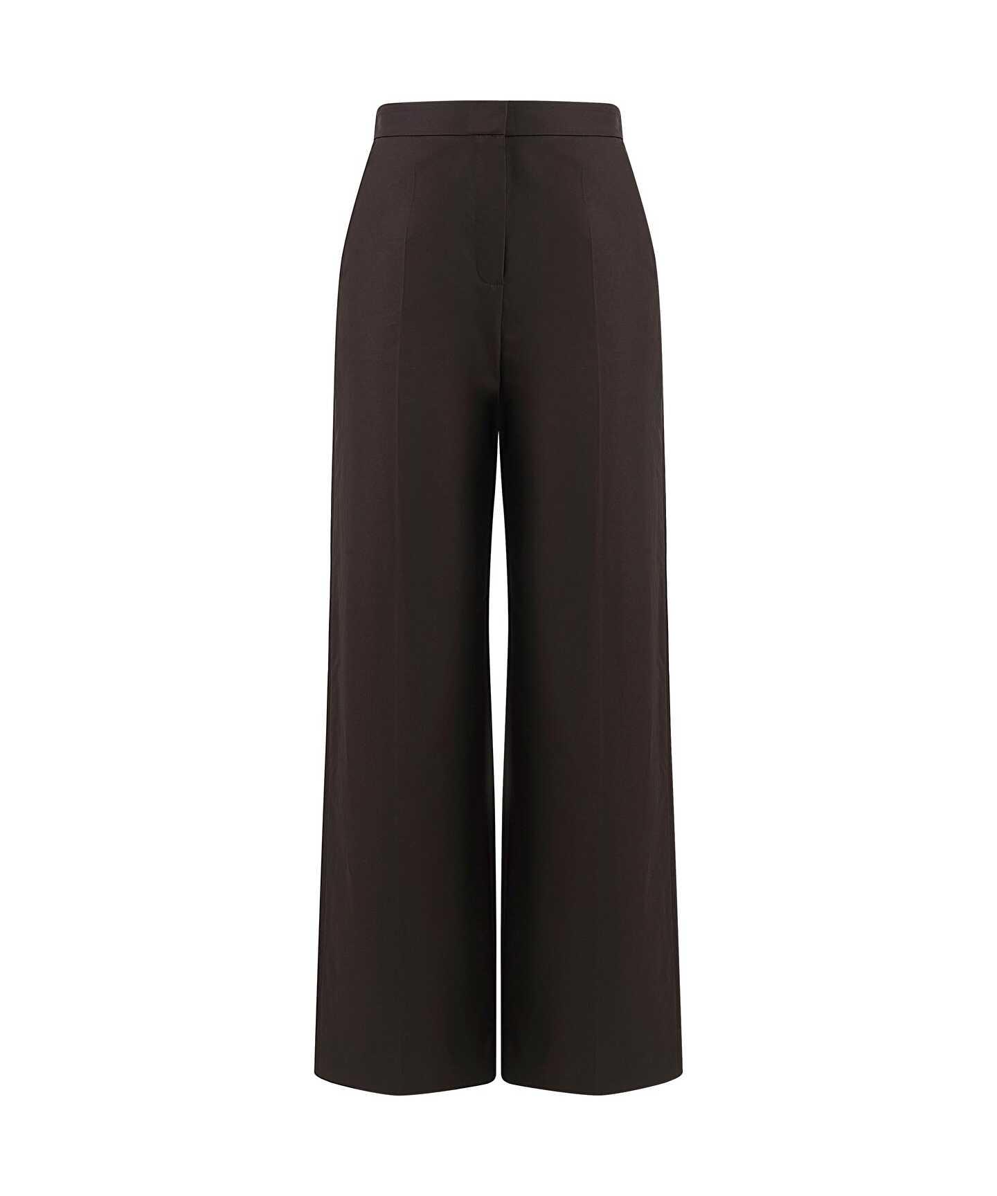 ÜTÜ İZLİ WIDE LEG PANTOLON