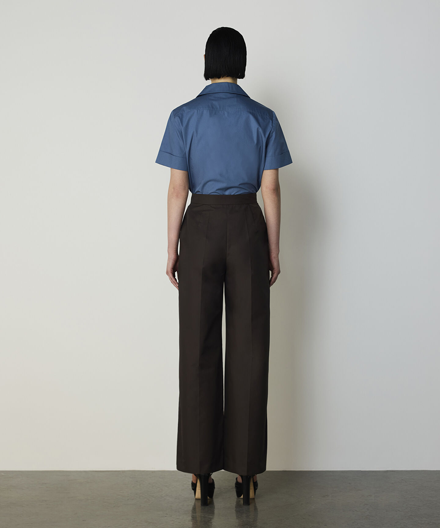 ÜTÜ İZLİ WIDE LEG PANTOLON