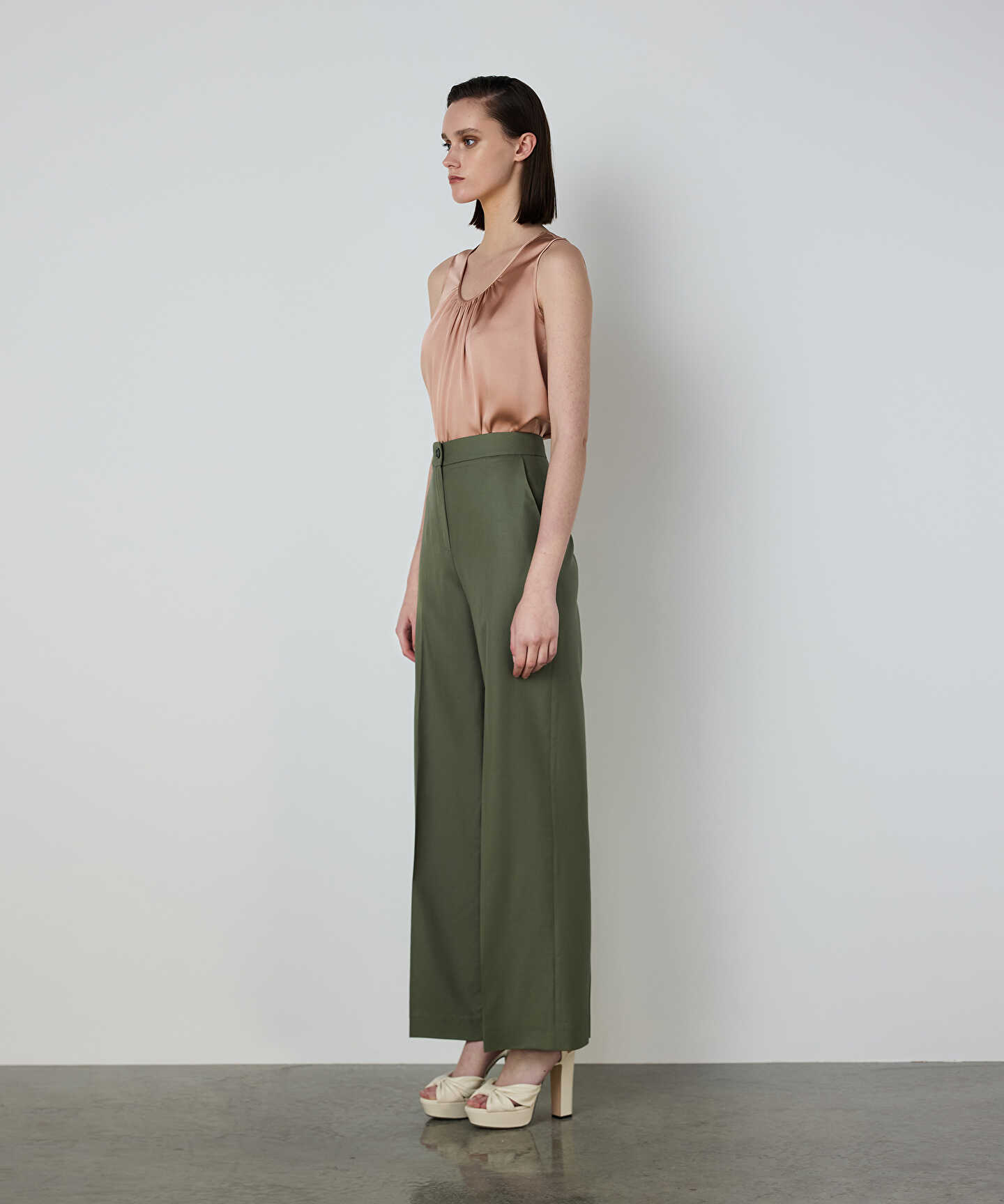 WIDE LEG YÜN PANTOLON