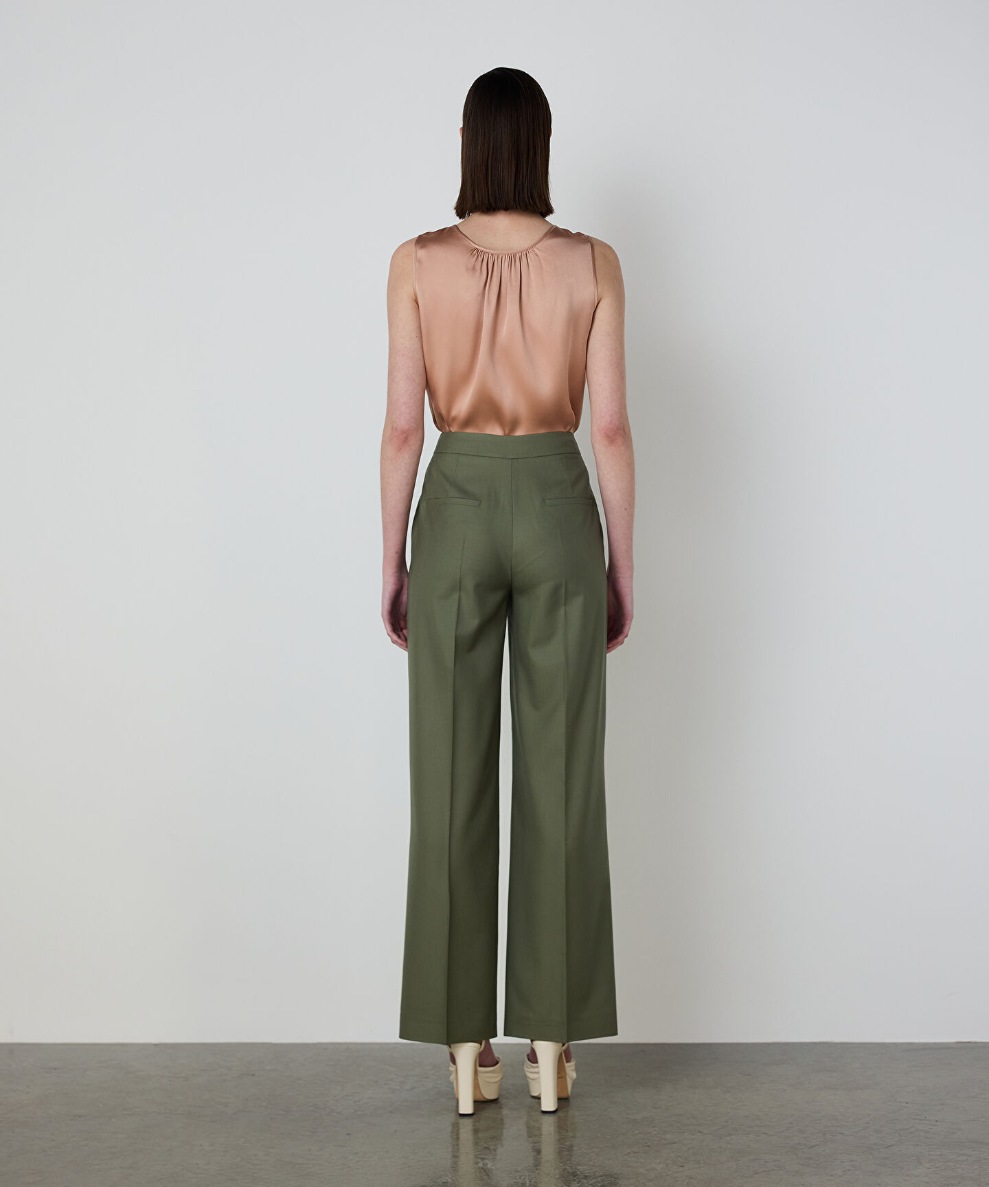 WIDE LEG YÜN PANTOLON