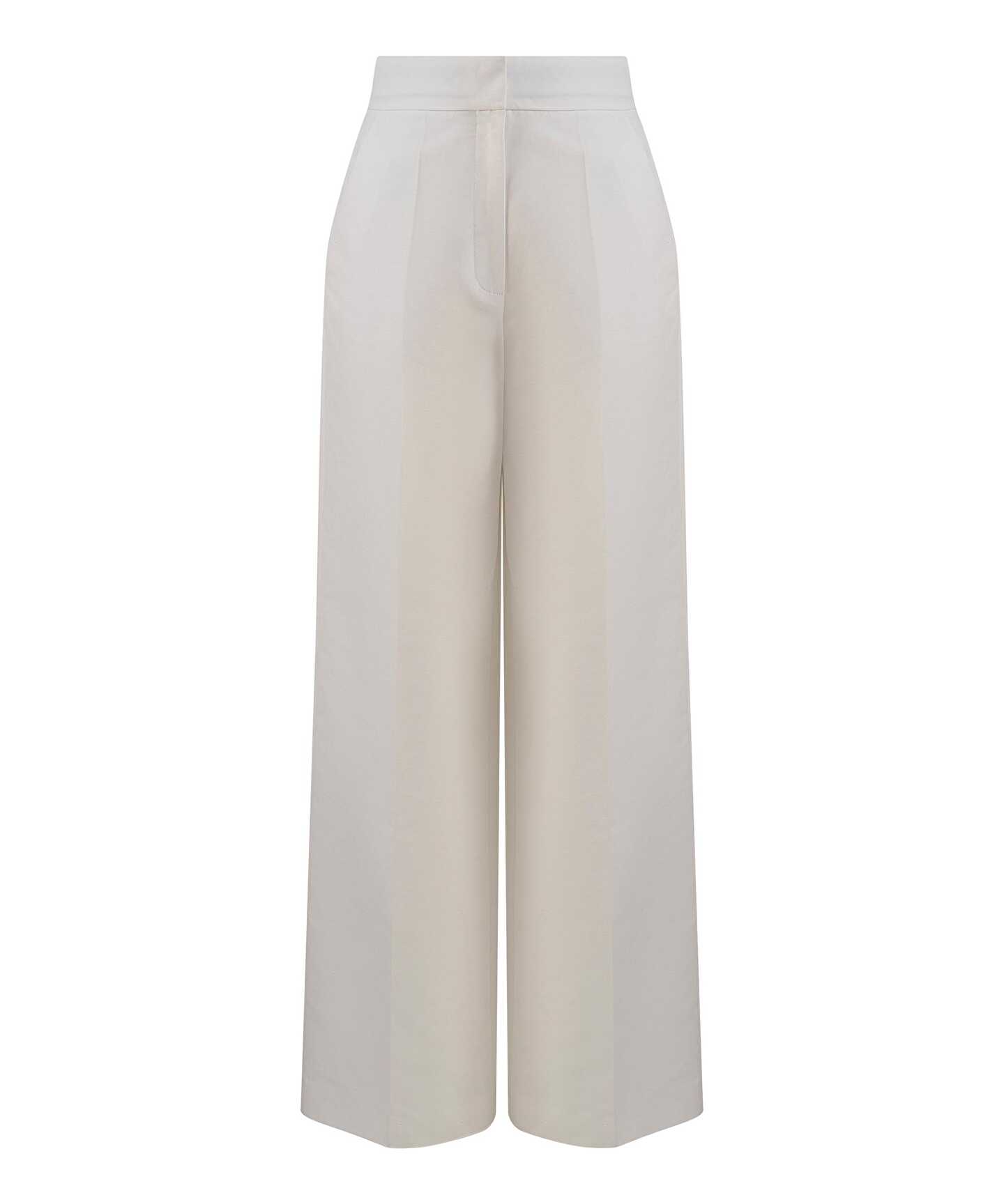 WIDE LEG GABARDİN PANTOLON