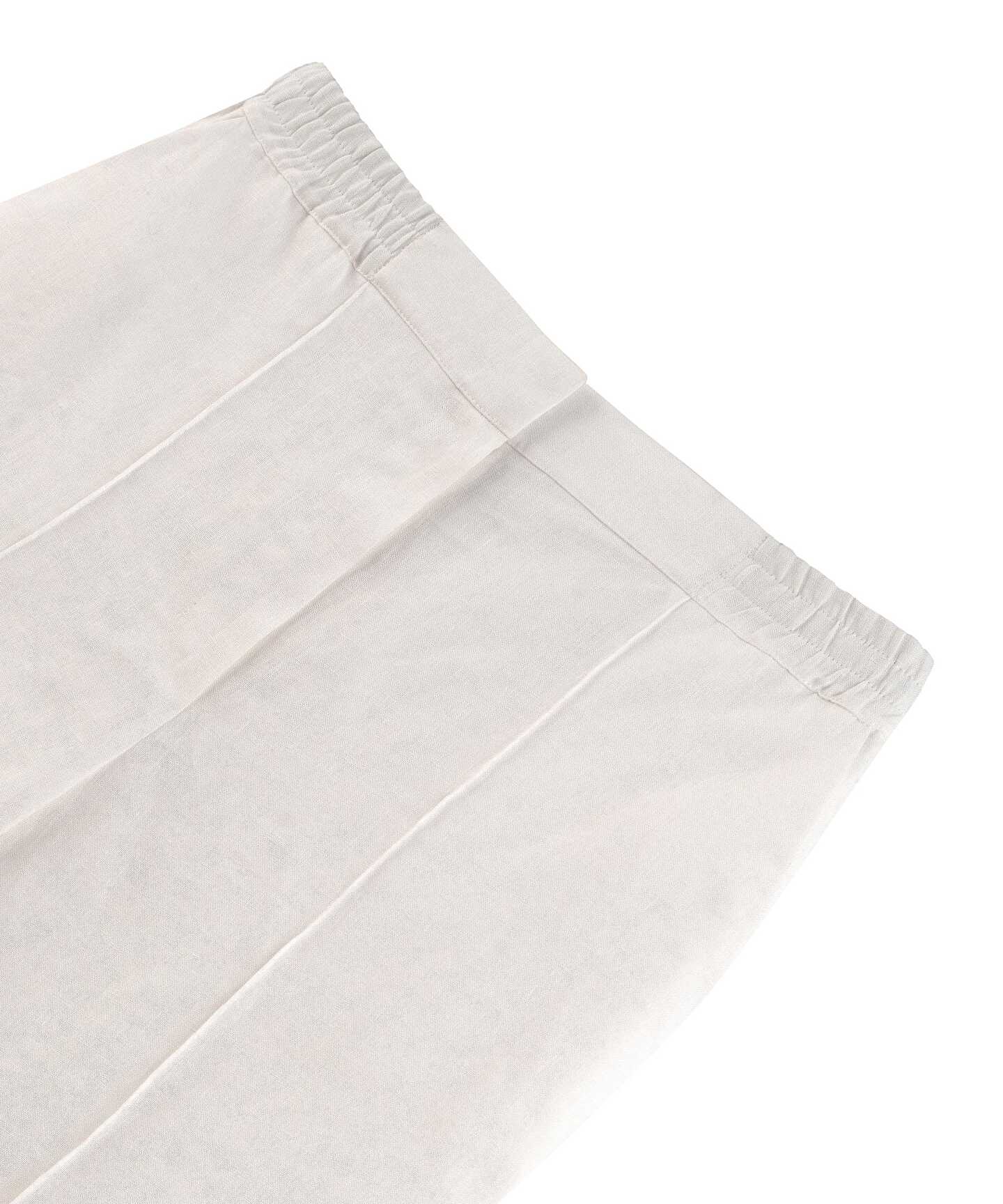 ELASTİK BEL KETEN PANTOLON