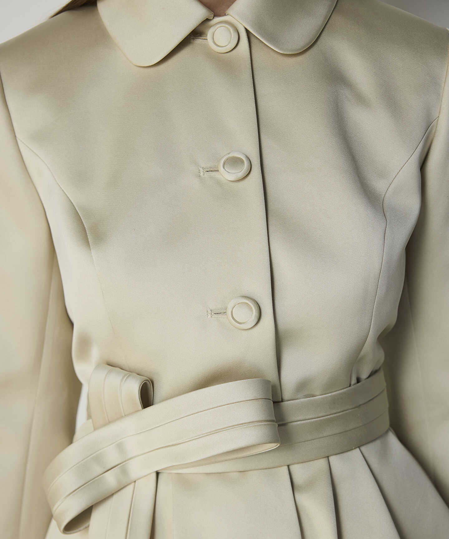 KUŞAKLI PEPLUM CEKET