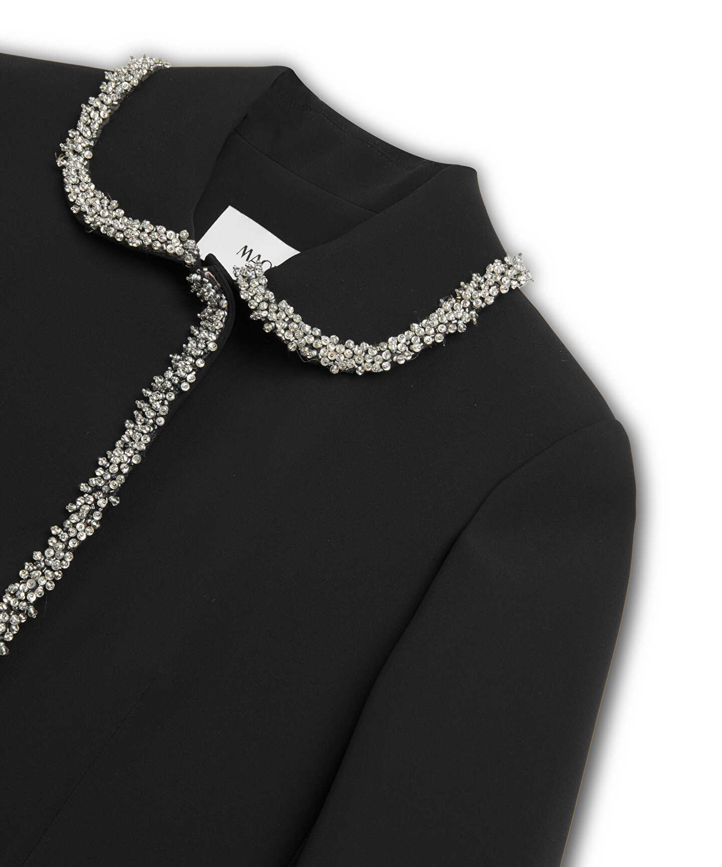 STRASS TAŞ İŞLEMELİ KREP CEKET