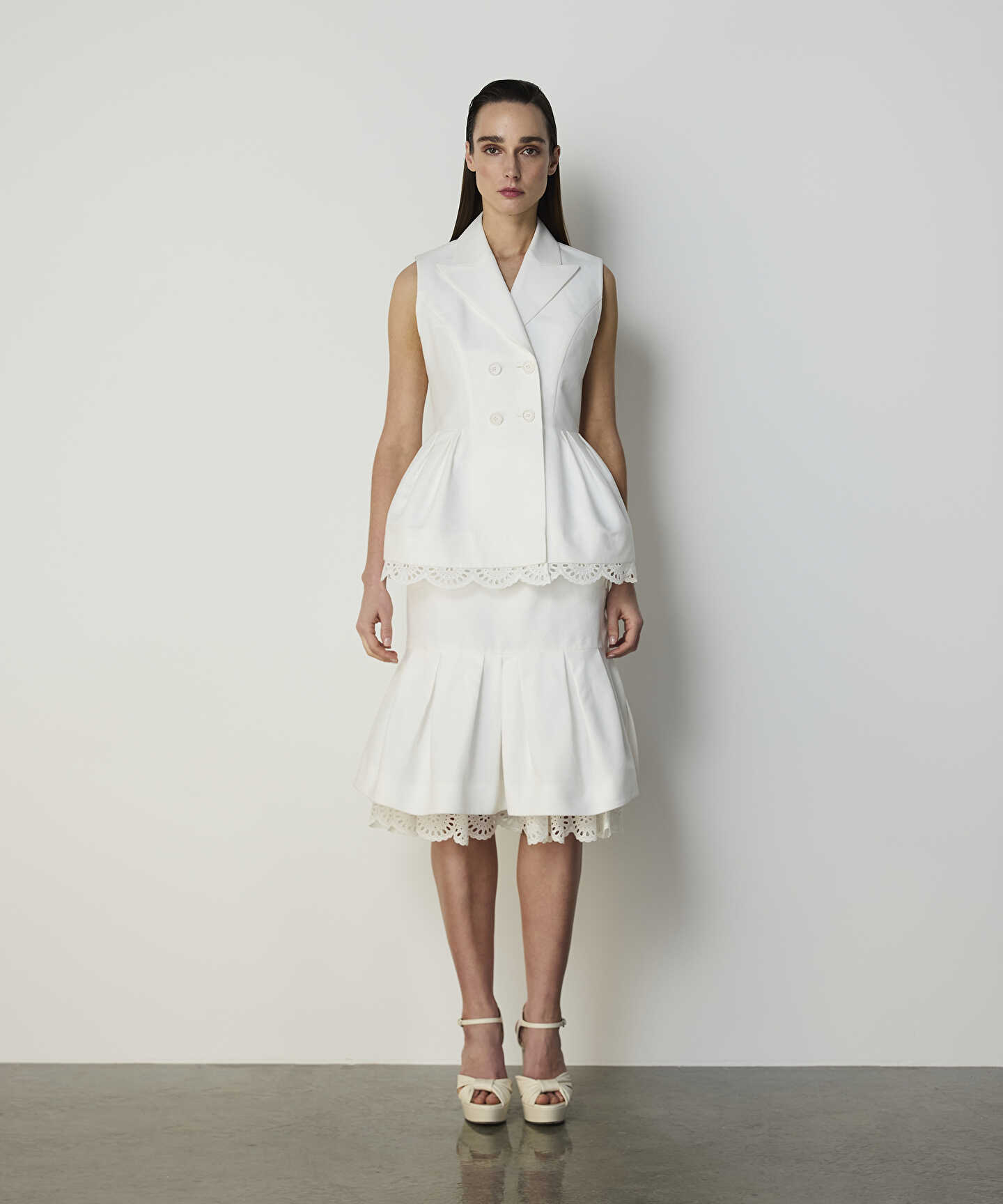 FİSTO GARNİLİ PEPLUM YELEK
