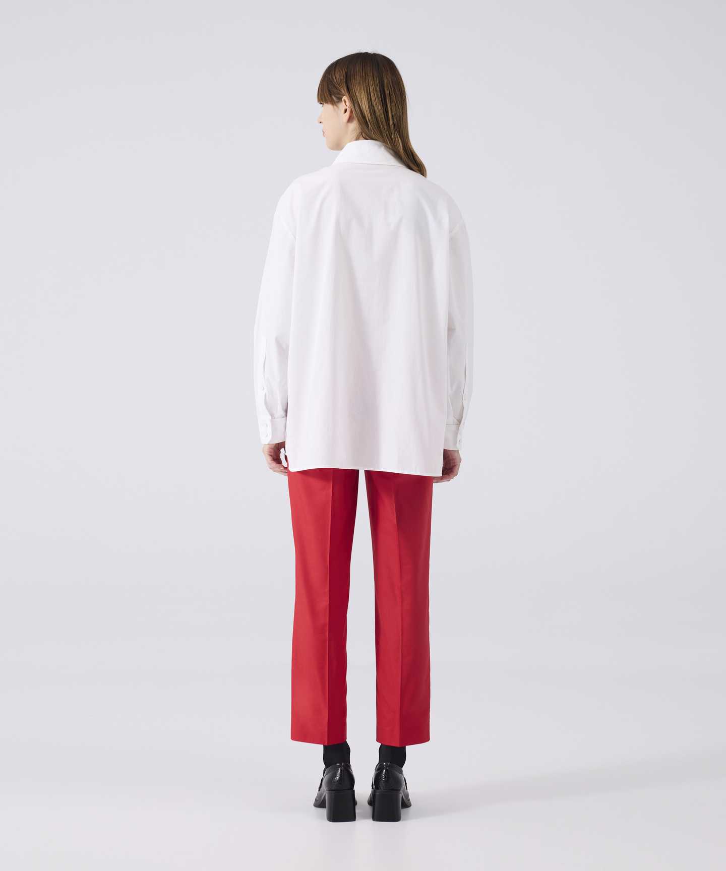 Nakışlı oversize gömlek