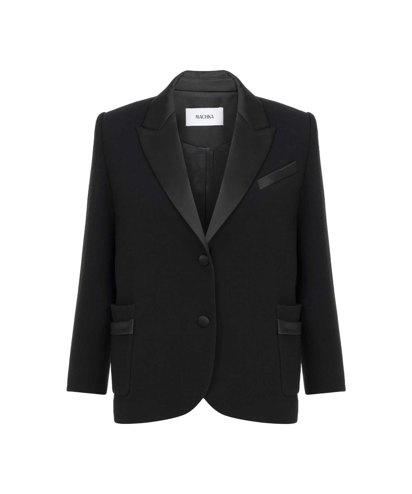 SATEN VE YÜN MIX BLAZER