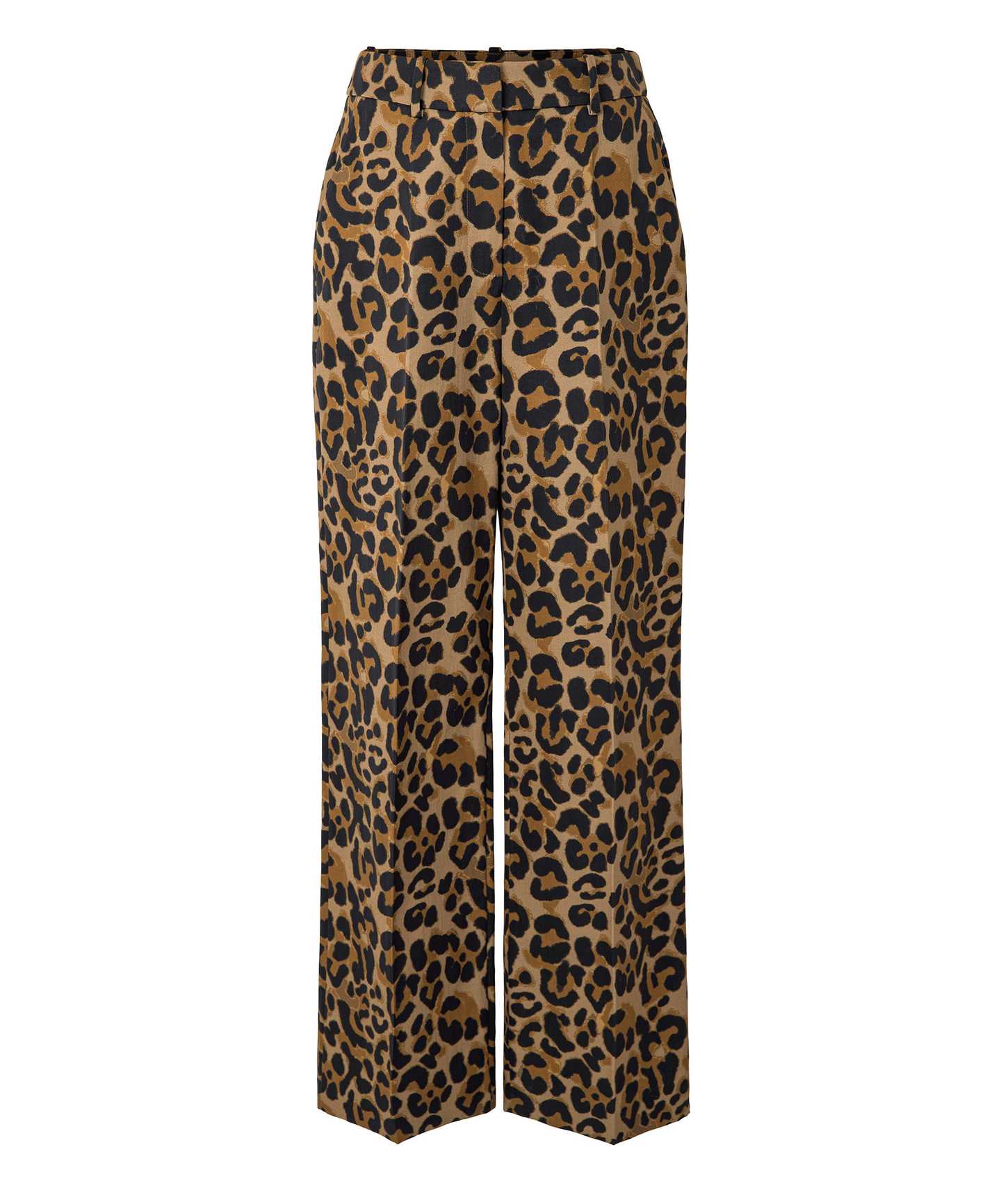 LEOPAR DESEN GABARDİN PANTOLON