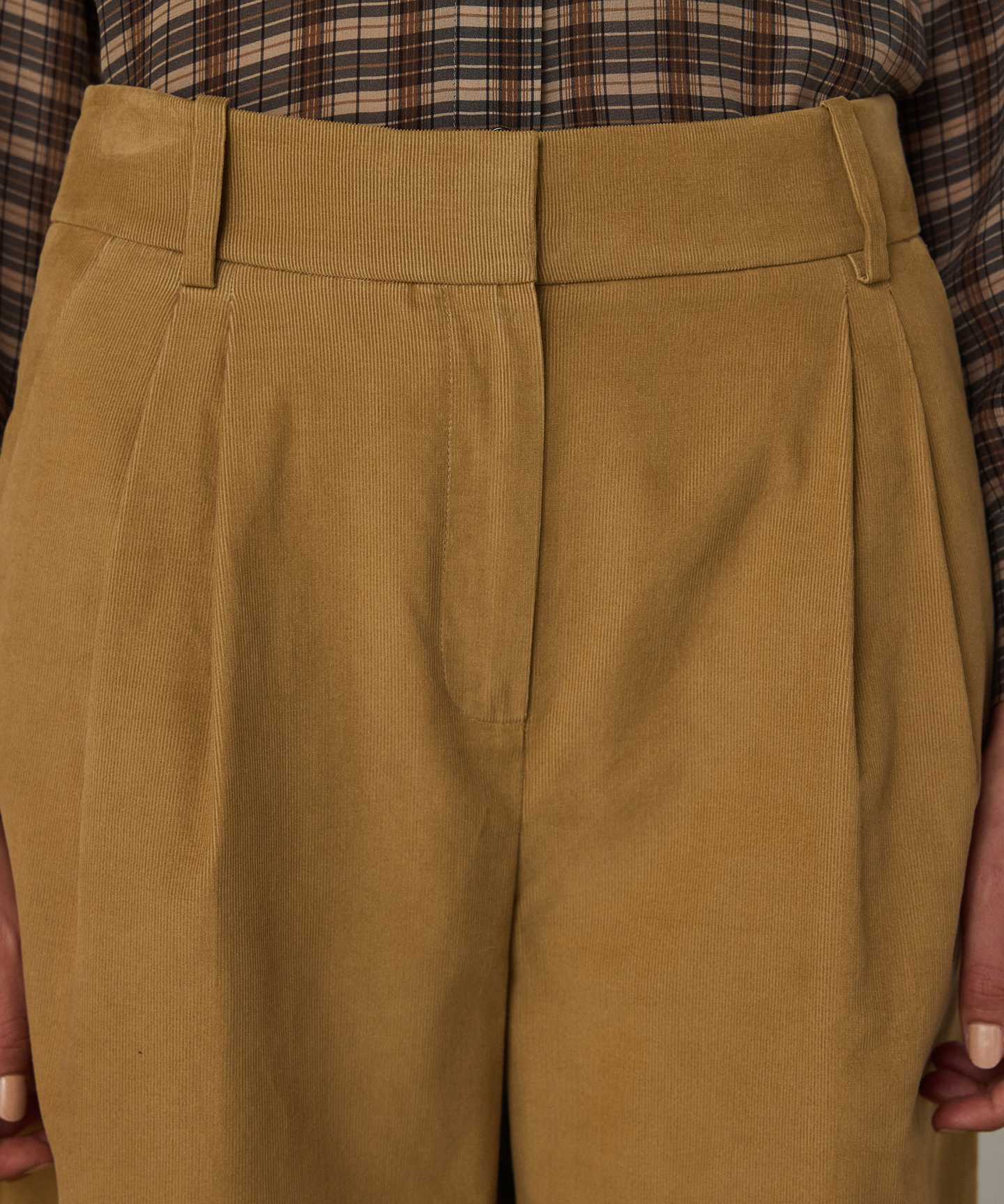 GABARDİN WIDE LEG PANTOLON