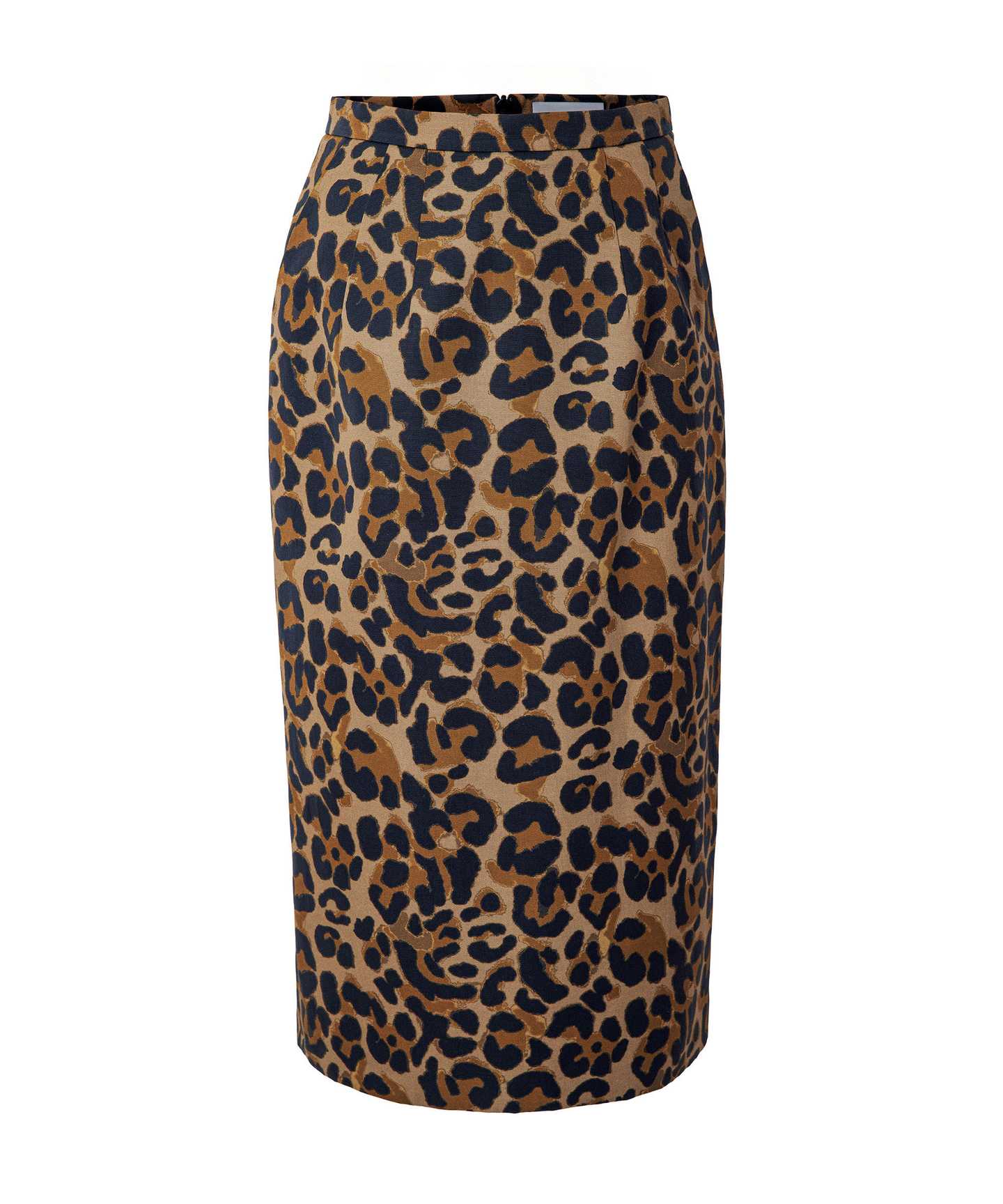 LEOPAR DESEN GABARDİN ETEK