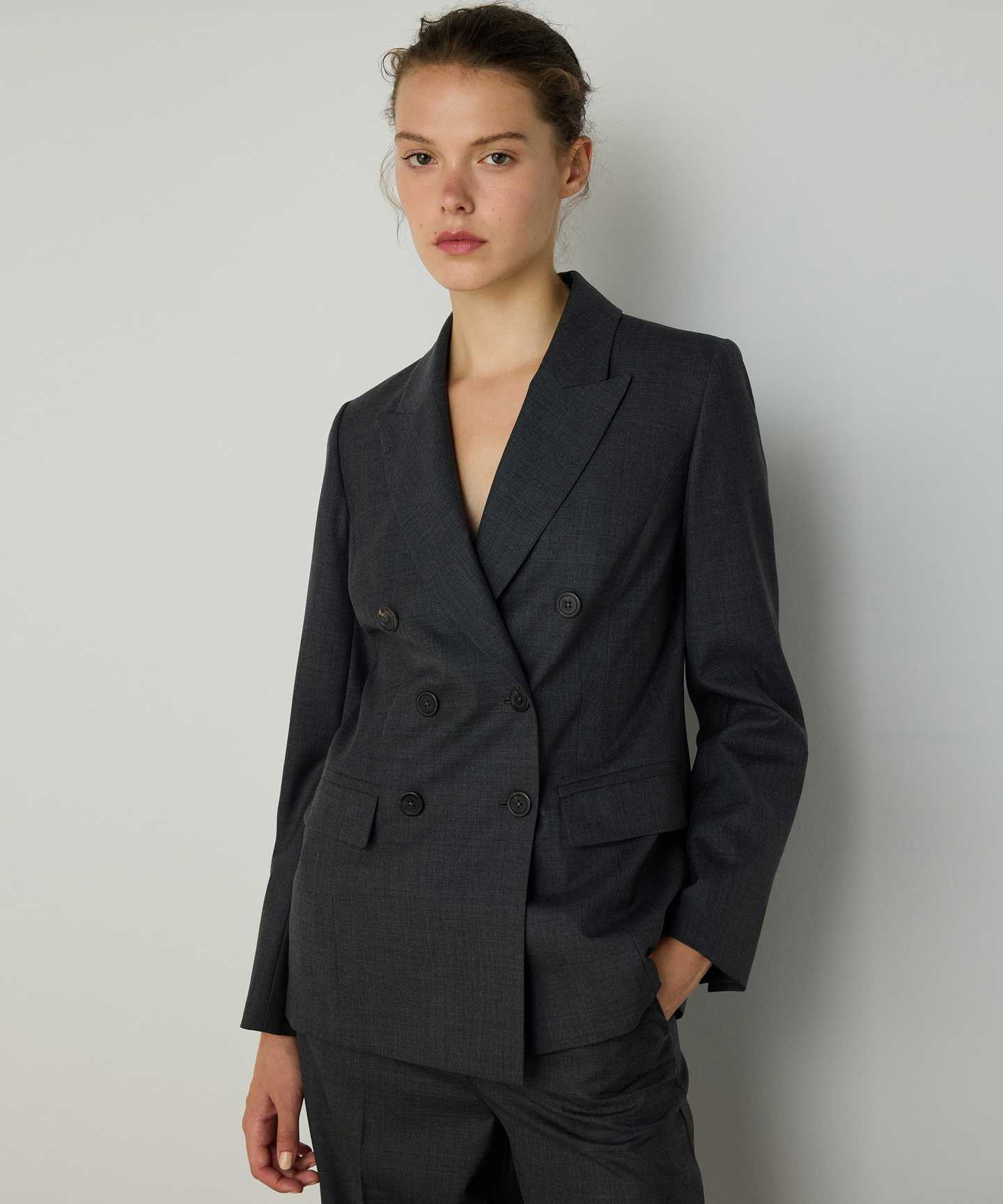 KRUVAZE YÜN BLAZER