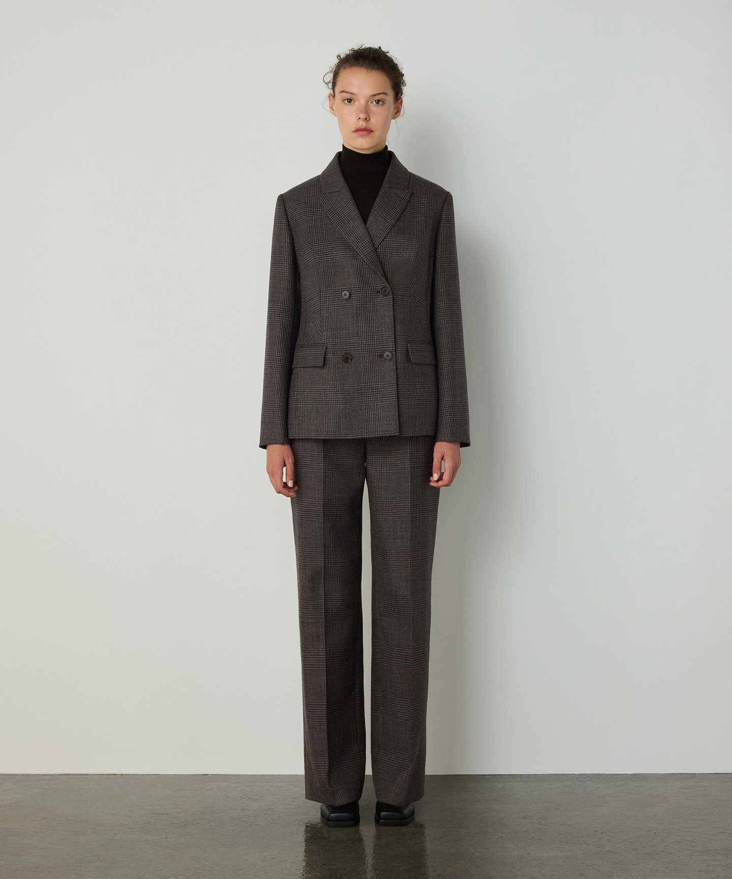 EKOSE DESEN YÜN BLAZER