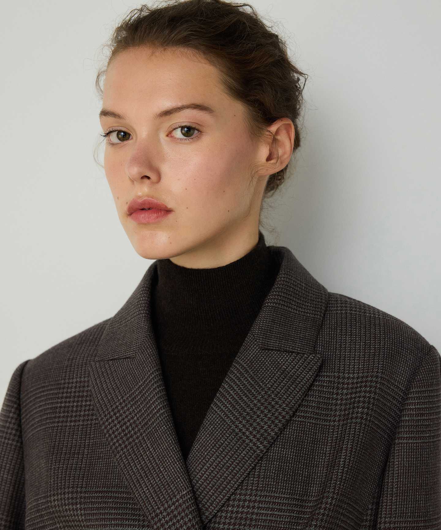 EKOSE DESEN YÜN BLAZER