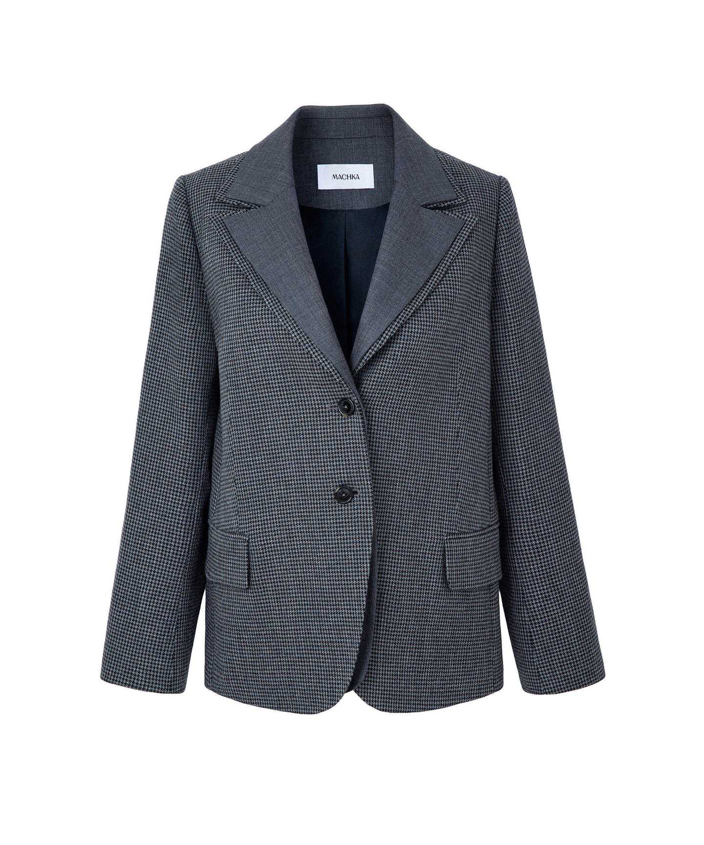 KAZAYAĞI DESEN YÜNLÜ BLAZER