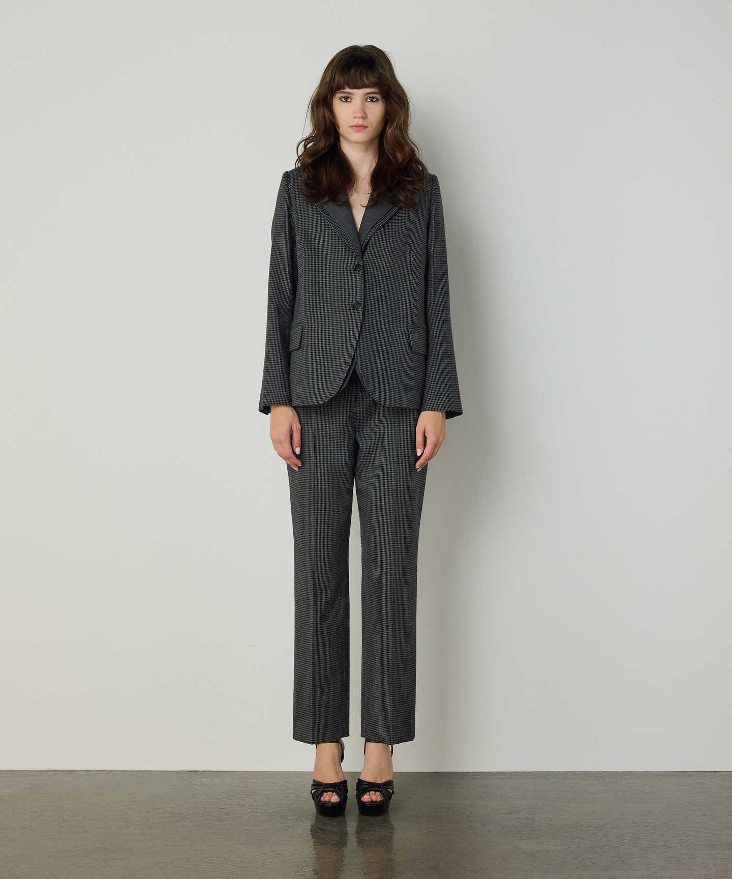KAZAYAĞI DESEN YÜNLÜ BLAZER