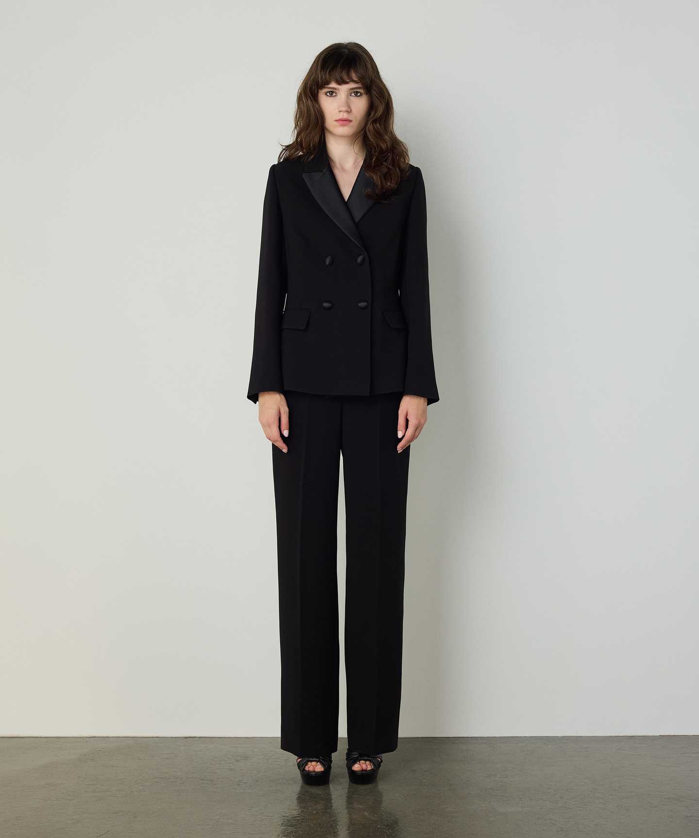 KONTRAST YAKA KRUVAZE BLAZER 