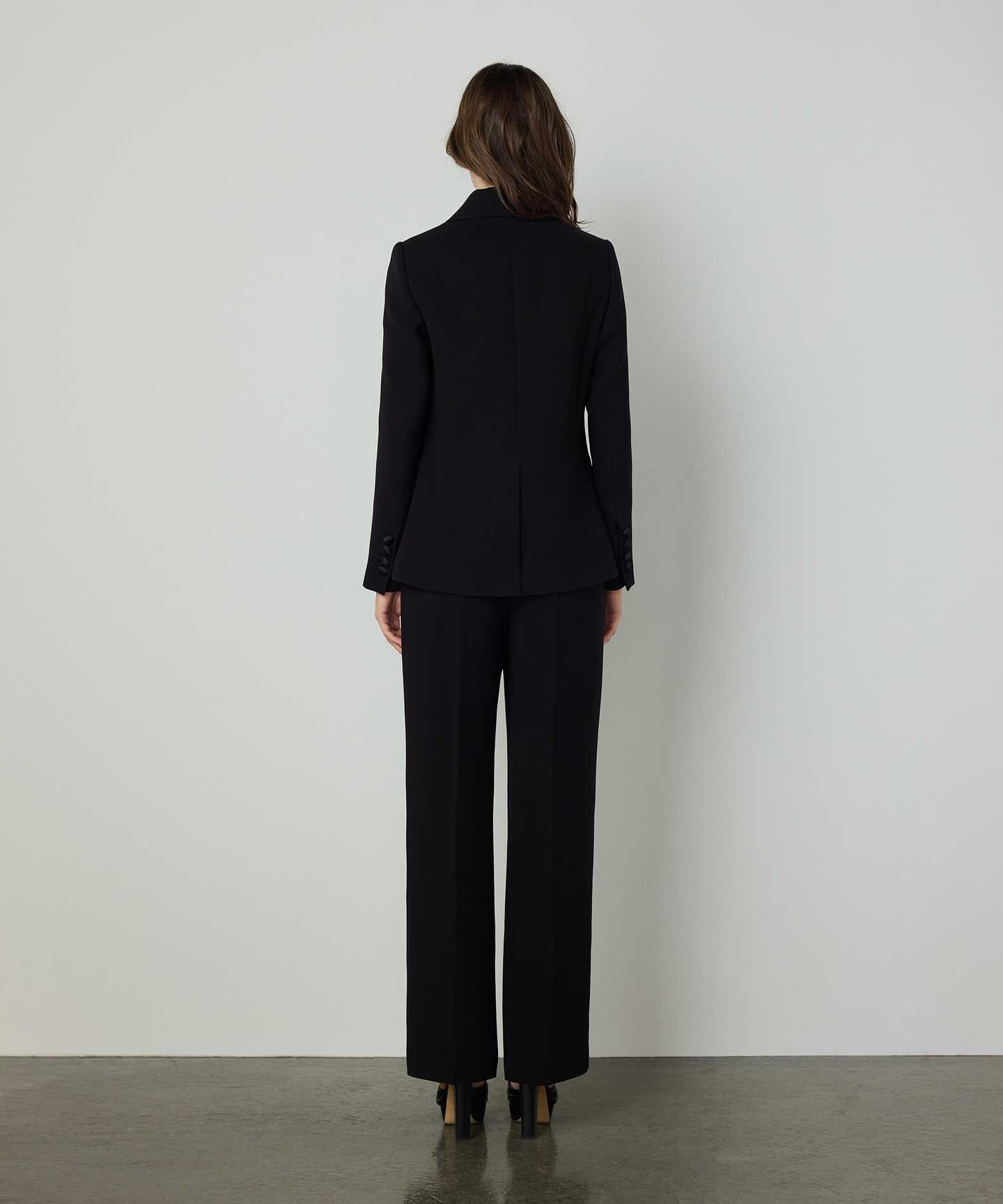 KONTRAST YAKA KRUVAZE BLAZER 
