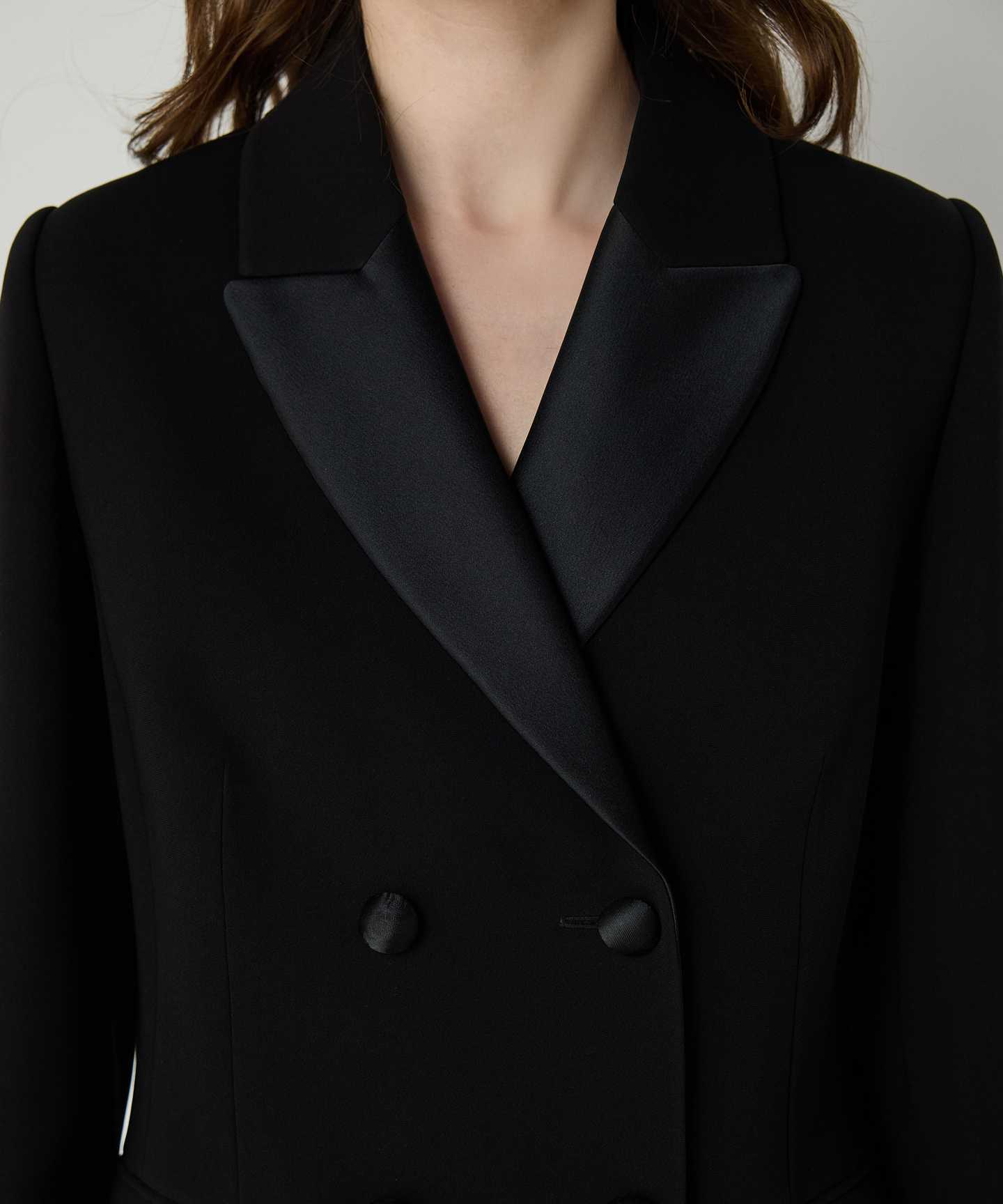 KONTRAST YAKA KRUVAZE BLAZER 