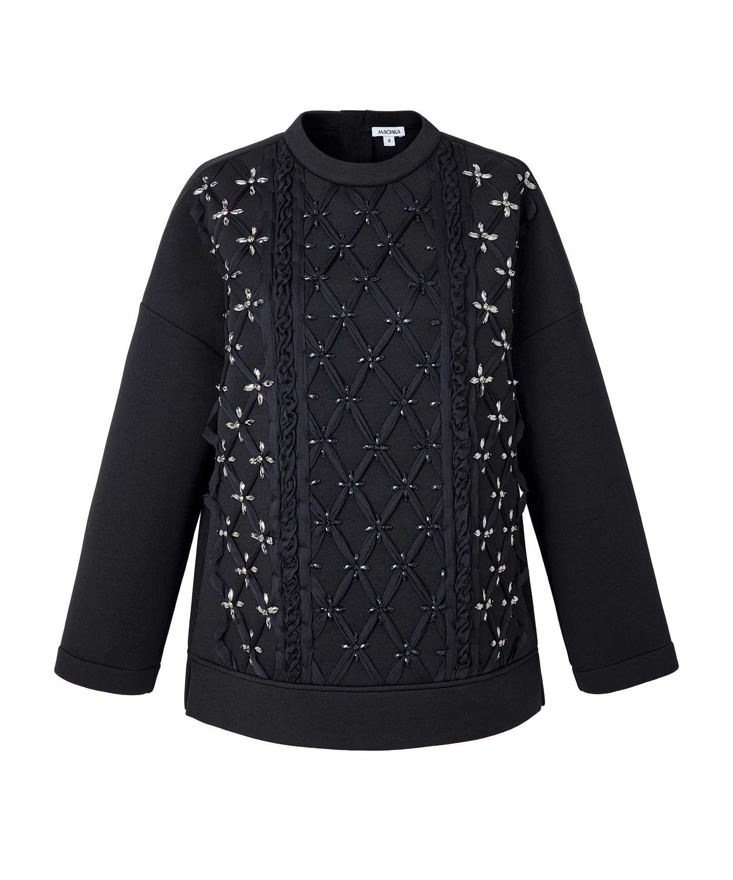 KARMA TAŞ İŞLEMELİ SWEATSHIRT
