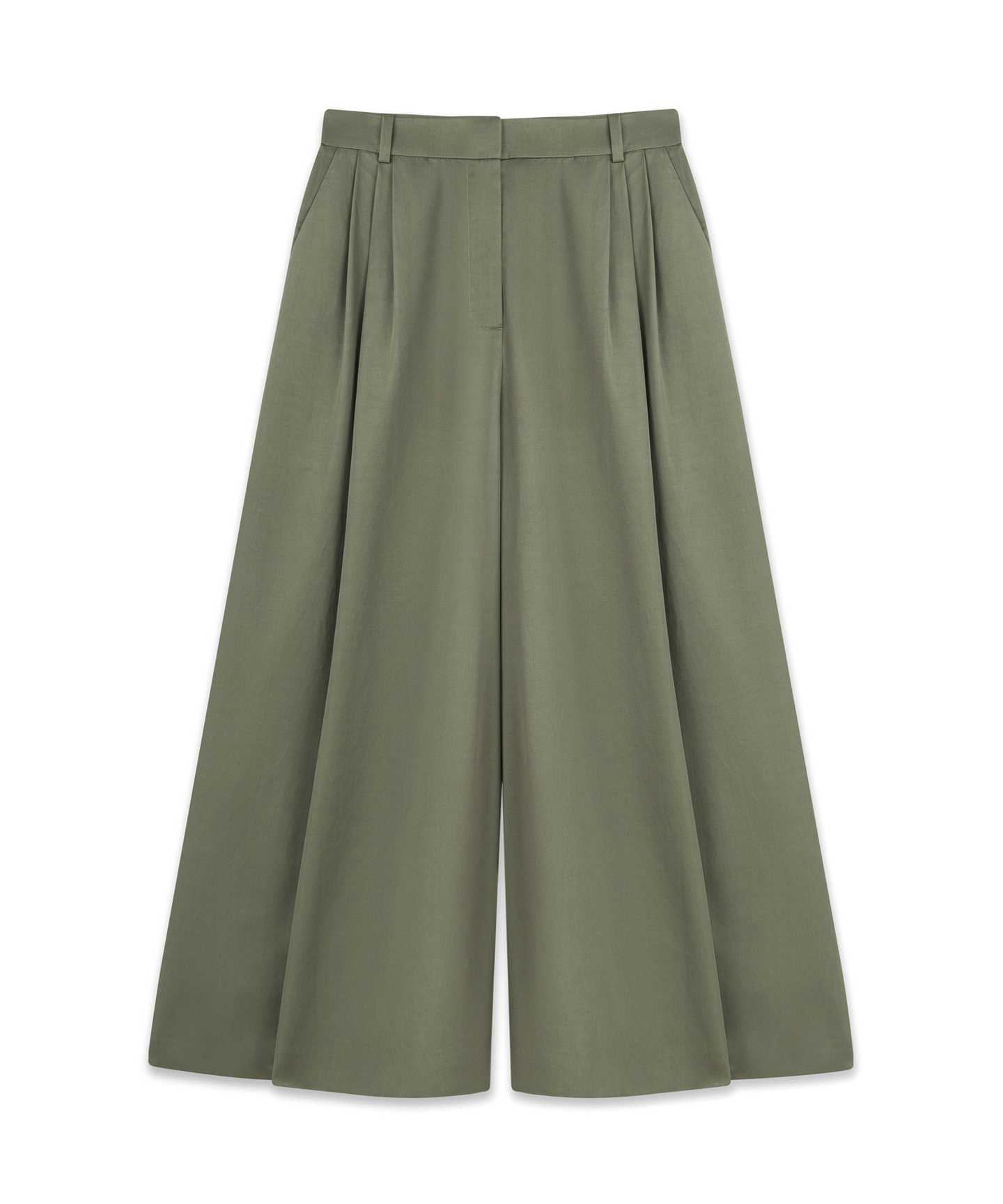 PİLELİ CULOTTE PANTOLON