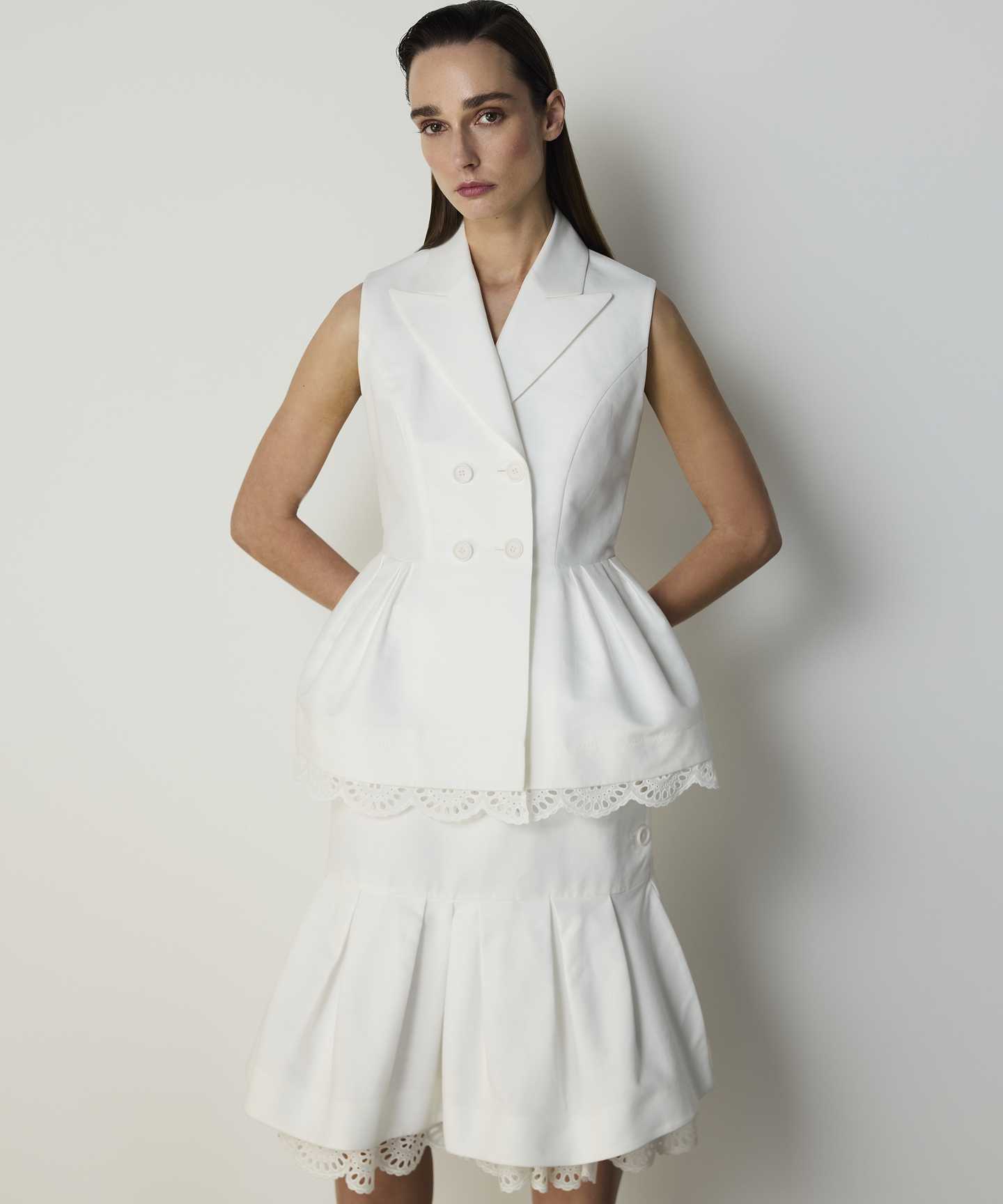 FİSTO GARNİLİ PEPLUM YELEK