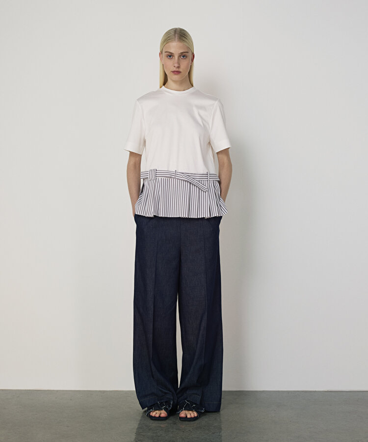 ÇİZGİ DESEN MIX TİŞÖRT