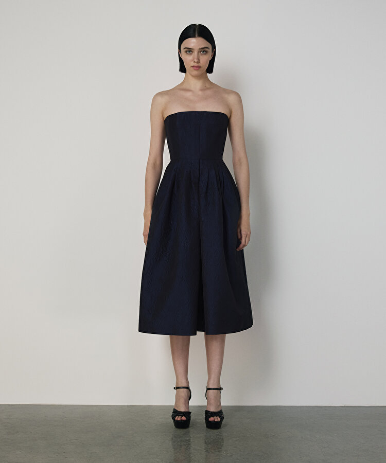 BROKAR STRAPLEZ ELBİSE