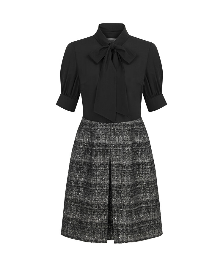 ÇİFT PARÇA GÖRÜNÜM ELBİSE