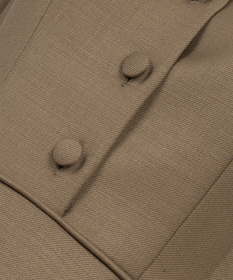 GÖMLEK YAKA YÜNLÜ ELBİSE