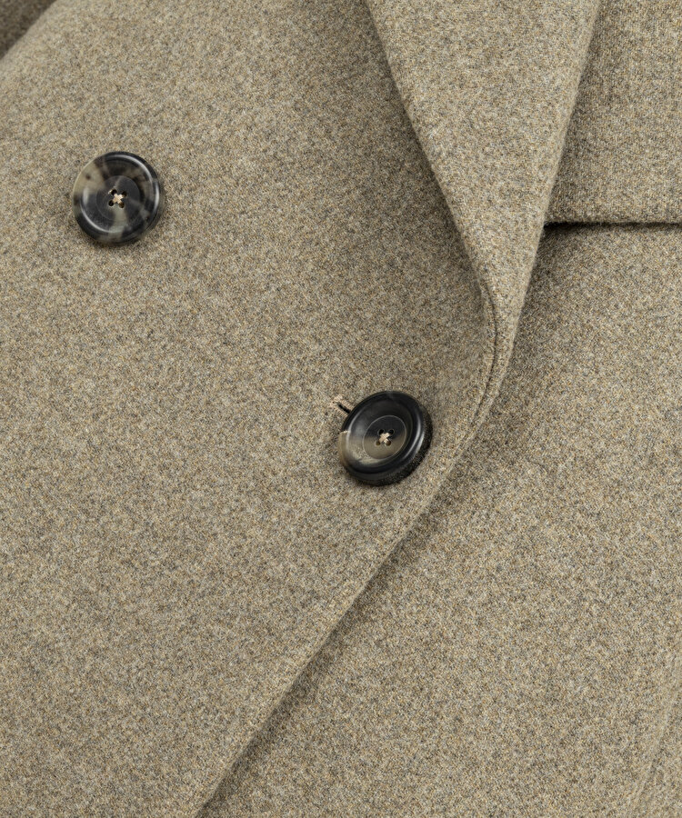 SUNİ KÜRKLÜ GENİŞ YAKA KABAN