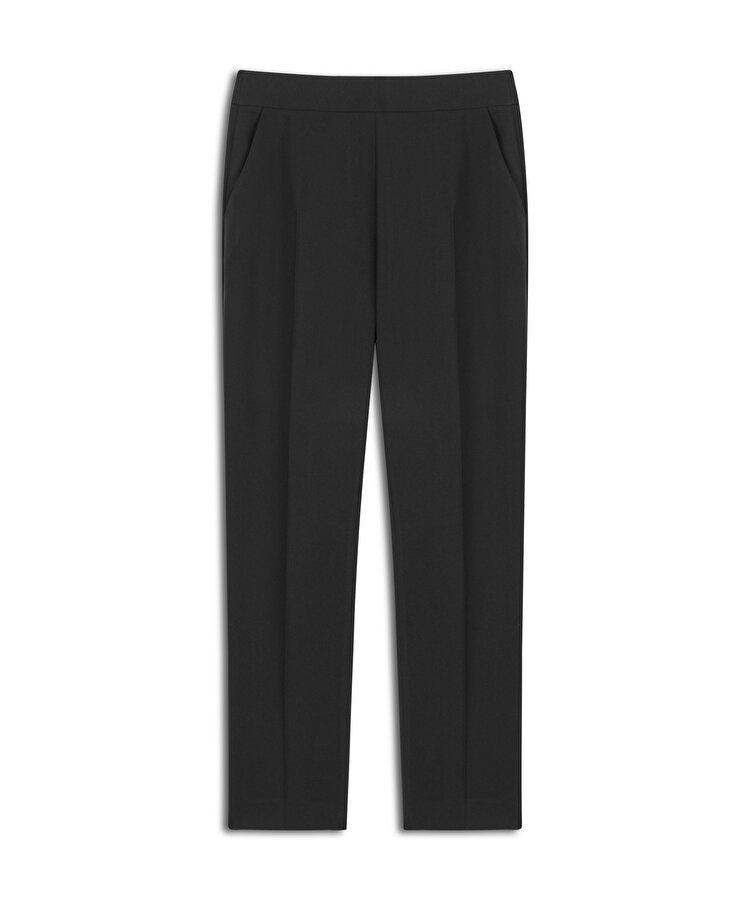Cigarette fit krep pantolon
