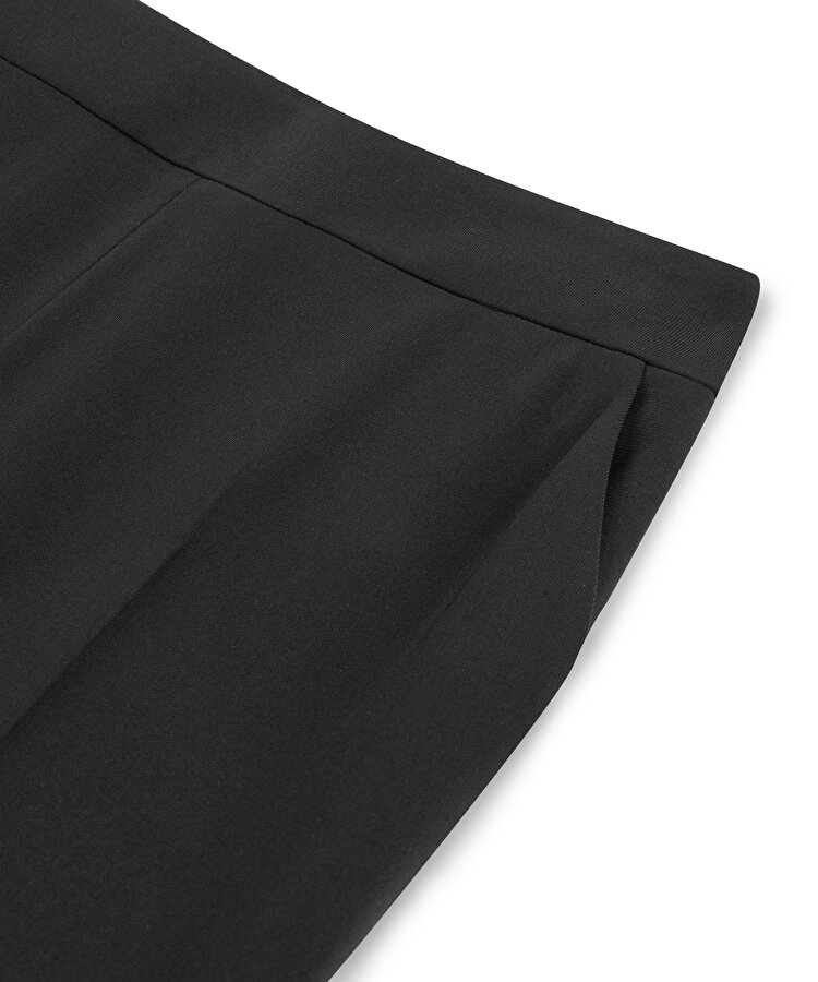 Cigarette fit krep pantolon
