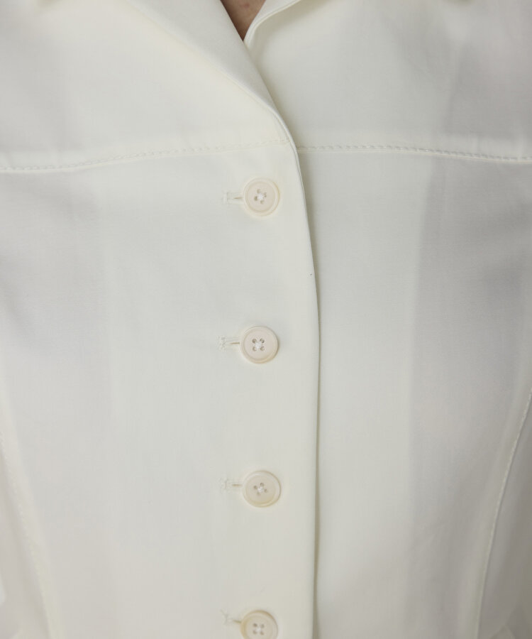 Drapeli gömlek elbise