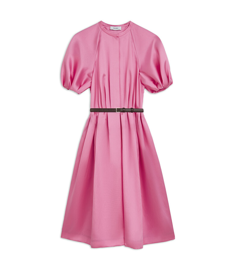 Kemerli mikado elbise