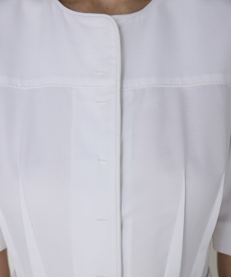 Poplin mini elbise