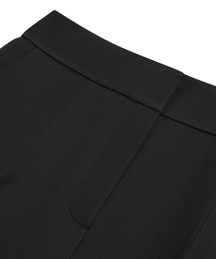 Cigarette fit krep pantolon