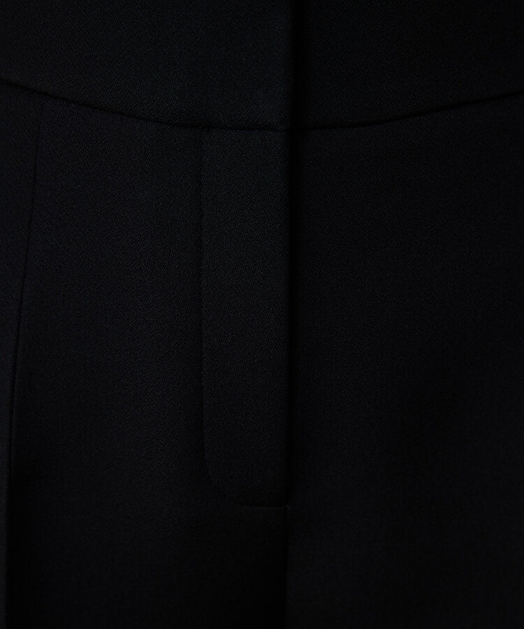 Cigarette fit krep pantolon