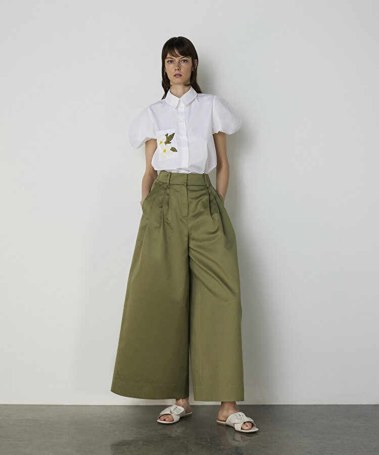 Geniş kesim pantolon