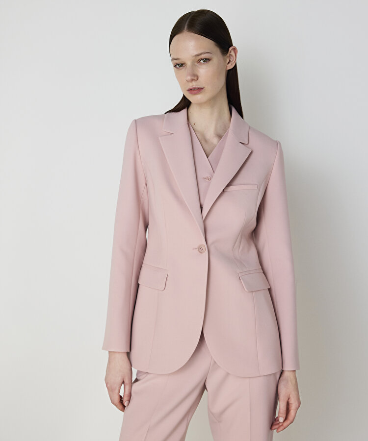 Yün karışımlı blazer