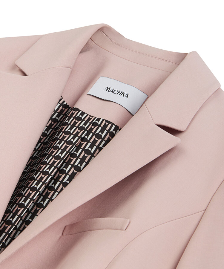Yün karışımlı blazer
