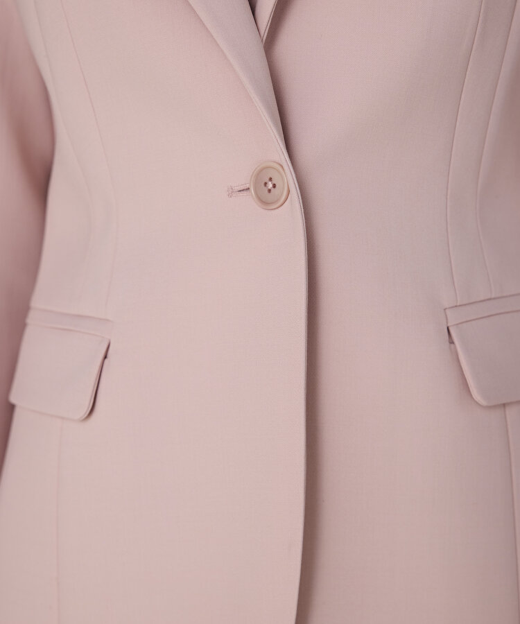 Yün karışımlı blazer