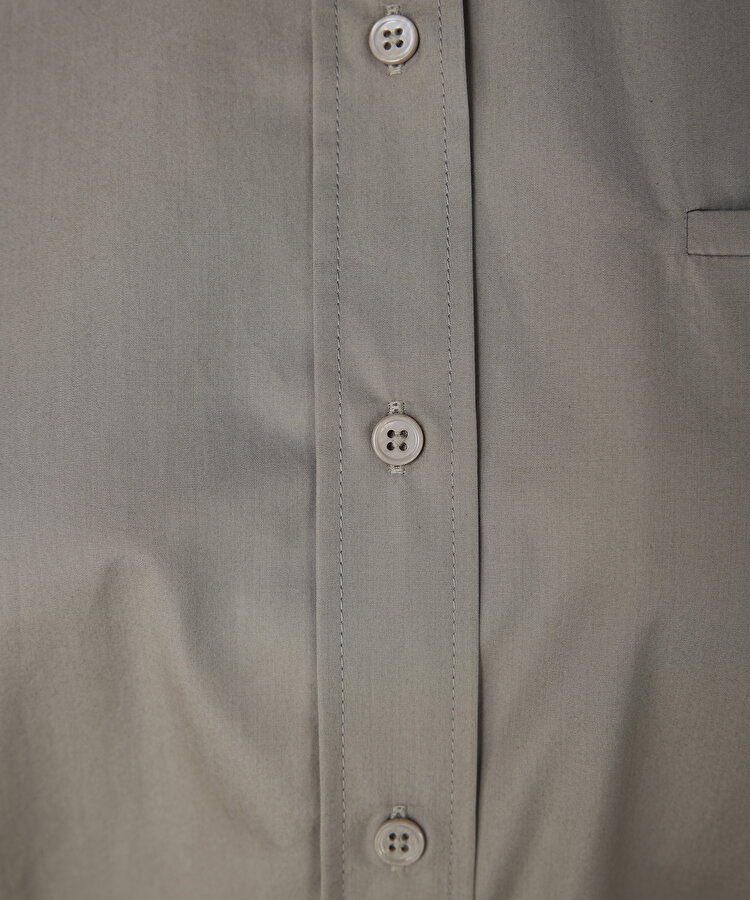 Oversize poplin gömlek