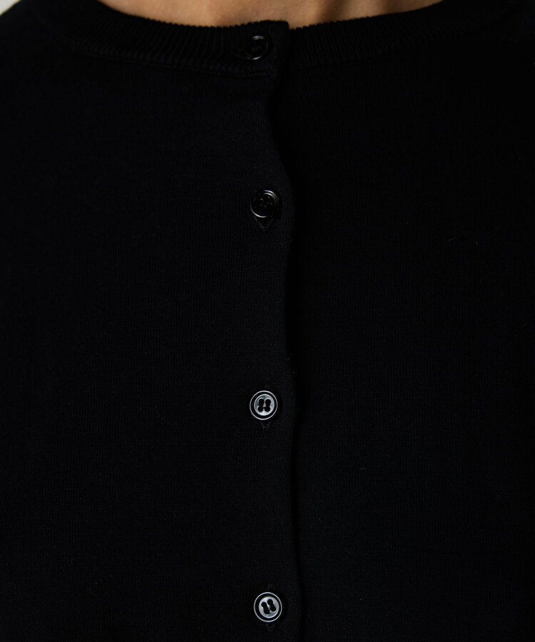 Pamuk ve ipek karışımlı hırka