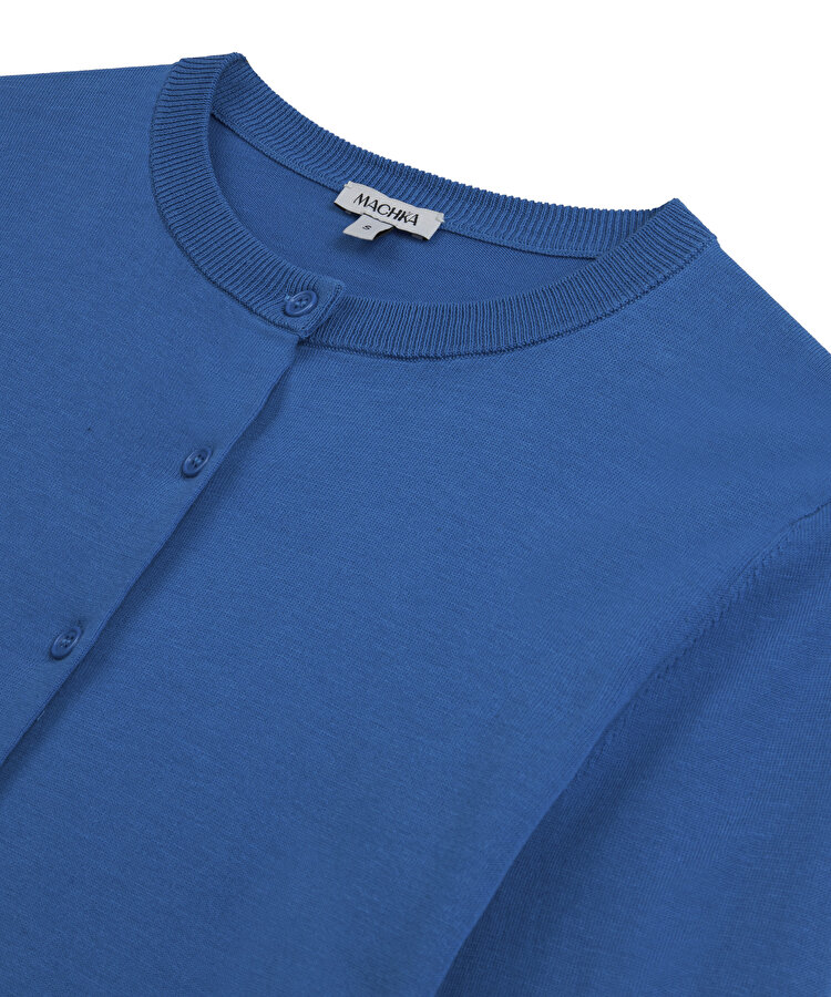 Pamuk ve ipek karışımlı hırka