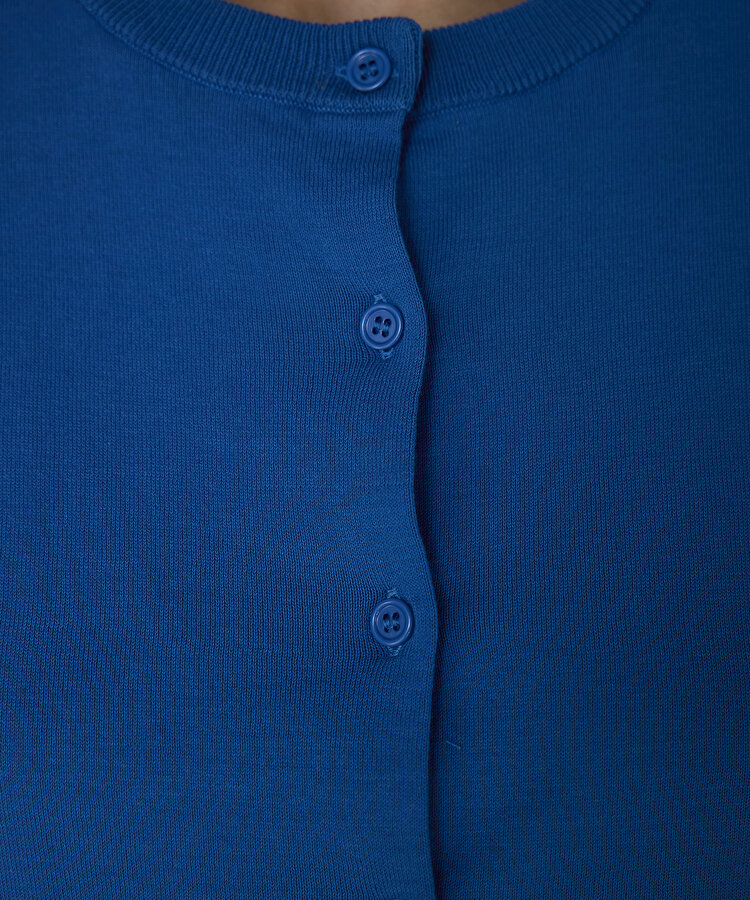 Pamuk ve ipek karışımlı hırka