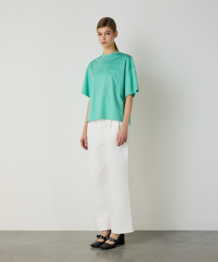 Cepli basic tişört