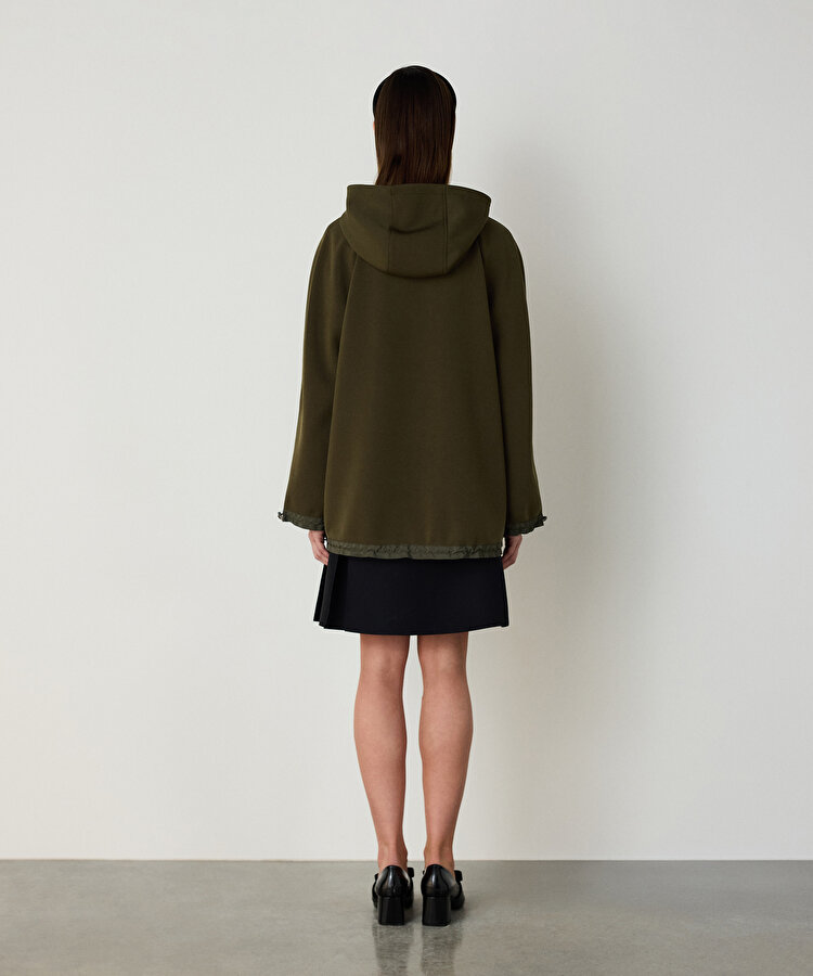 GENİŞ CEPLİ OVERSIZE SWEATSHIRT