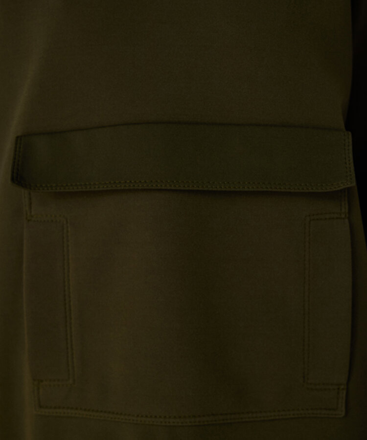 GENİŞ CEPLİ OVERSIZE SWEATSHIRT